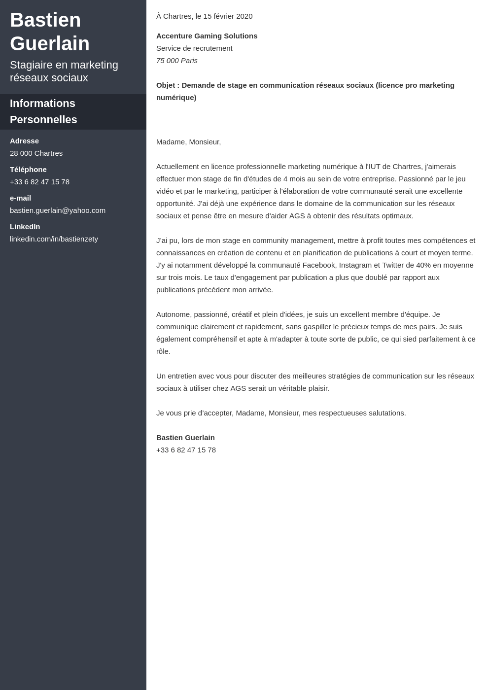 100 Exemples De Lettres De Motivation Gratuits Copier