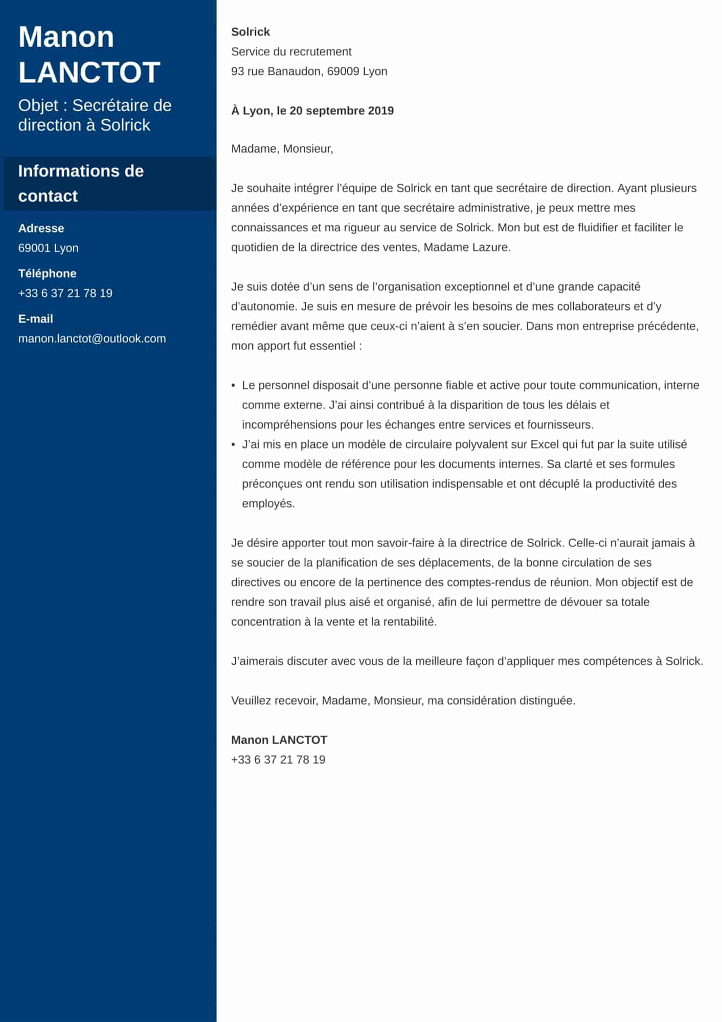 100 Exemples De Lettres De Motivation Gratuits Copier