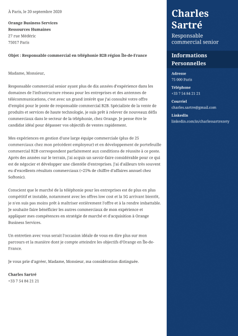 21 modèles de lettres de motivation en ligne à personnaliser