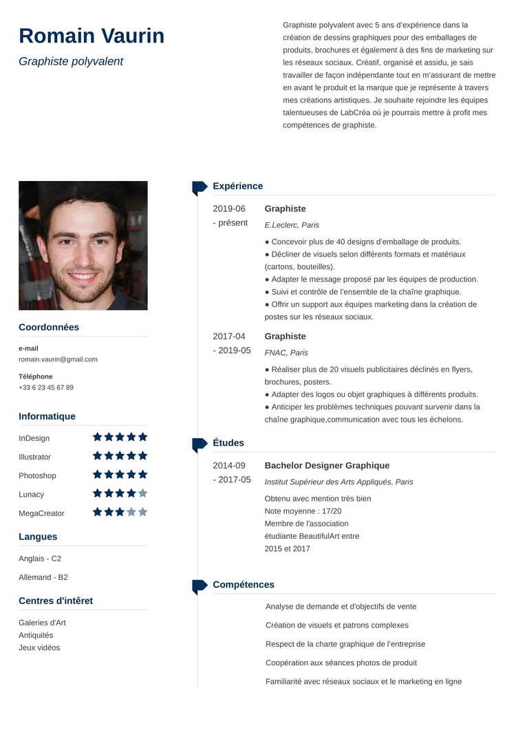 cv design muse