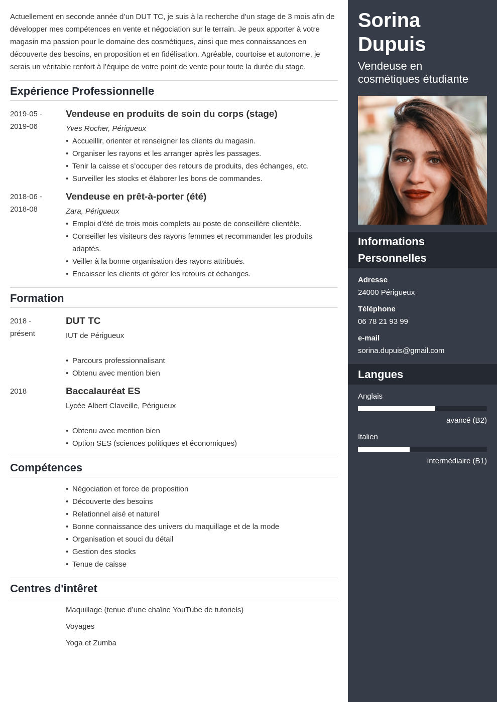 Cv à Remplir 21 Modèles De Cv Vierge à Télécharger 2024 0530