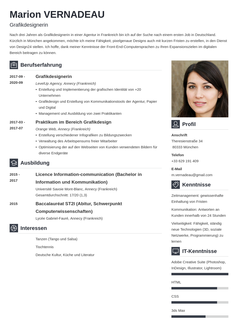 What Does A German Cv Look Like