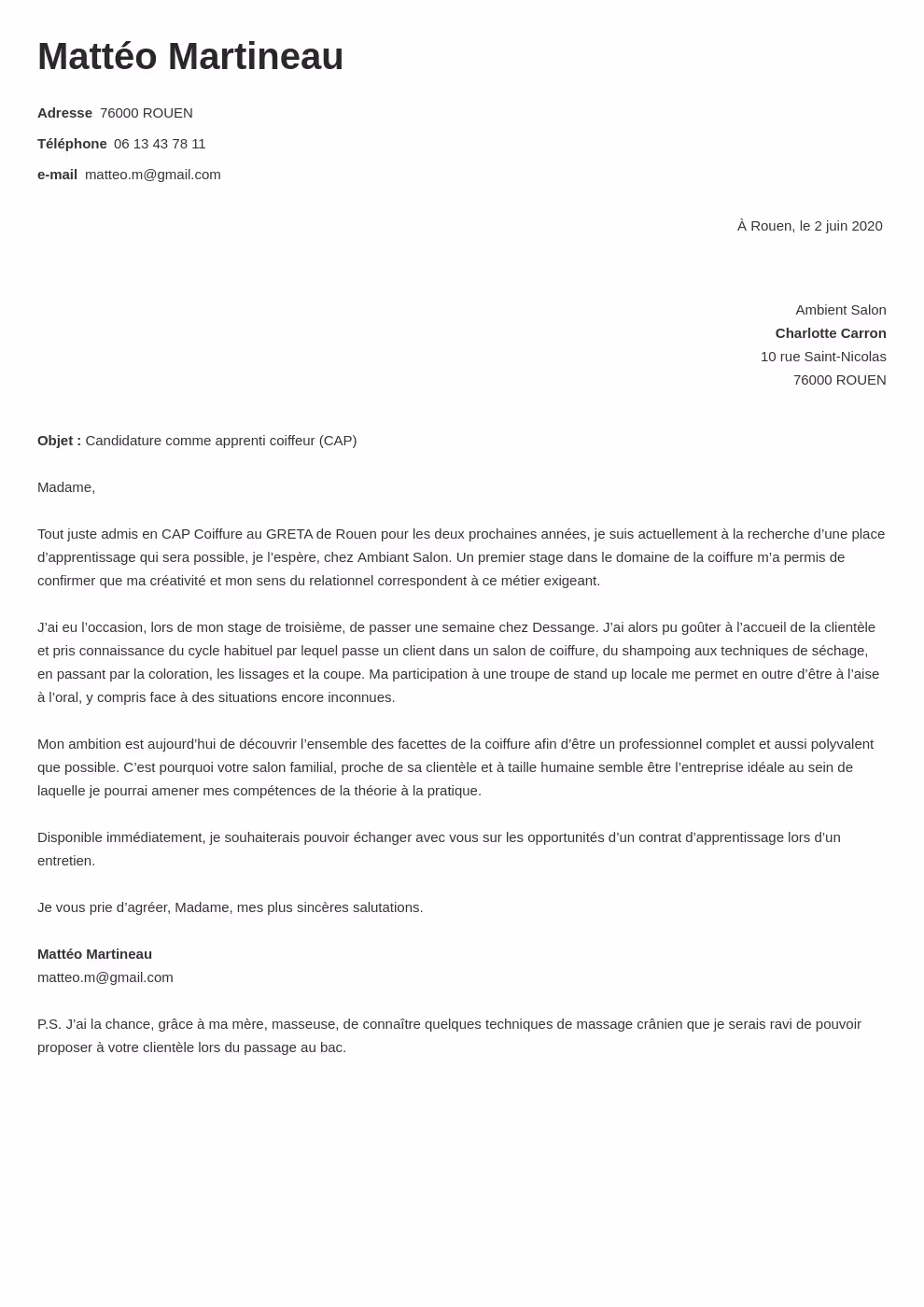 Lettre Motivation Apprentissage Contrat Pro 2026