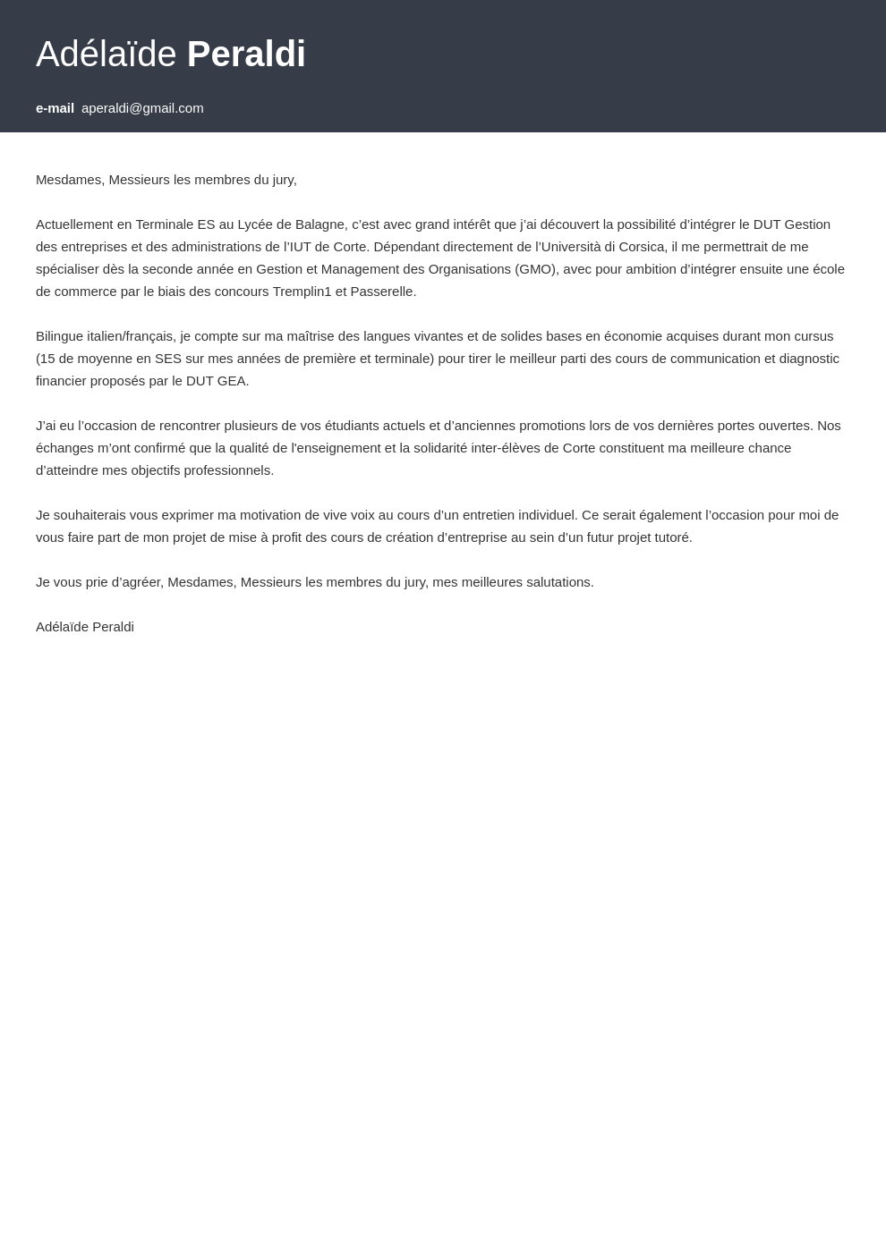 Exemple Lettre De Motivation But Gea Pour Parcoursup Iut