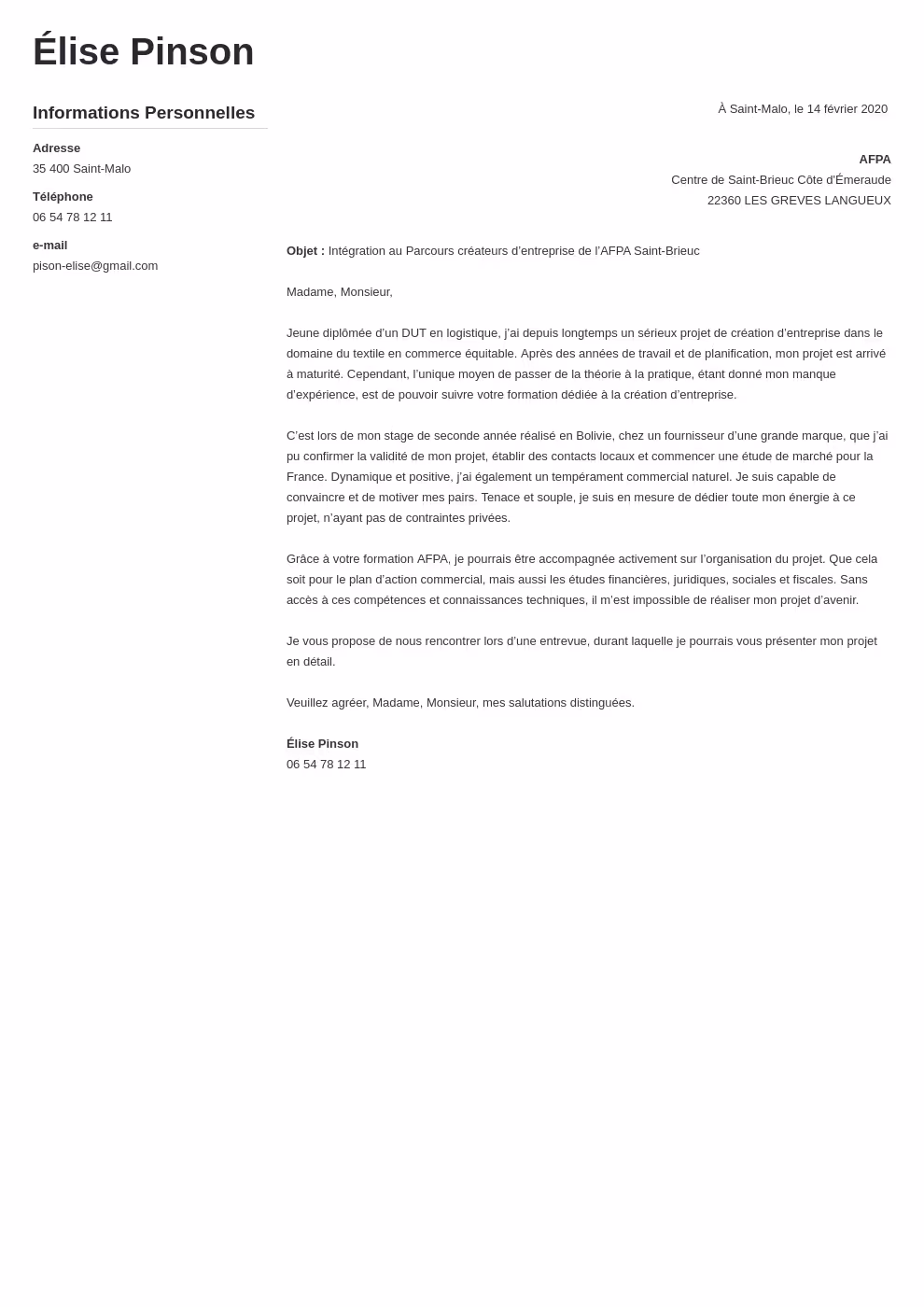 Lettre De Motivation De Formation GMLYP