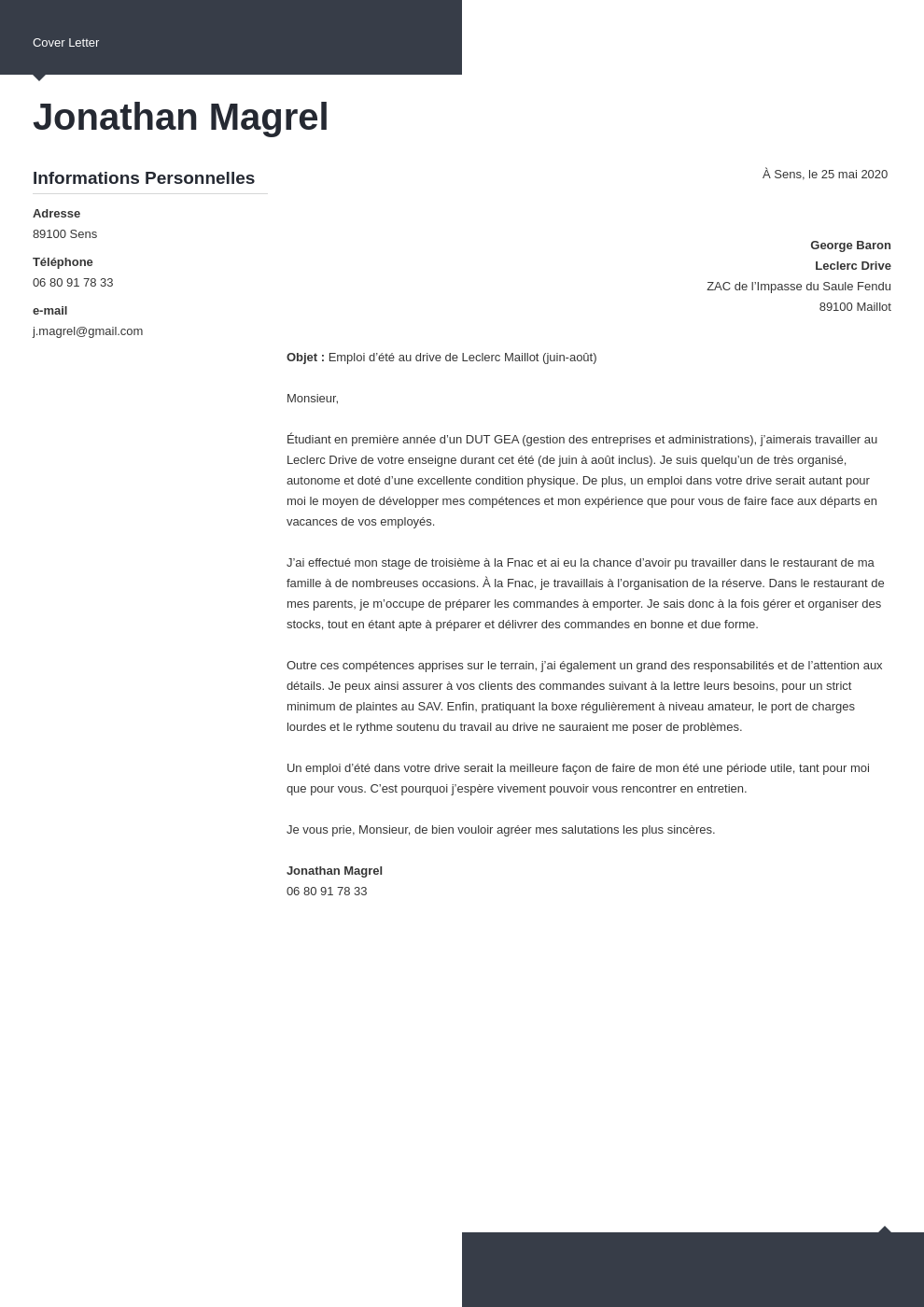 Lettre De Motivation Leclerc Exemple Et Guide Complet