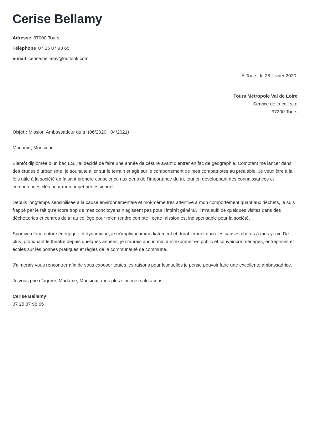 Lettre de motivation pour le service civique [exemples]