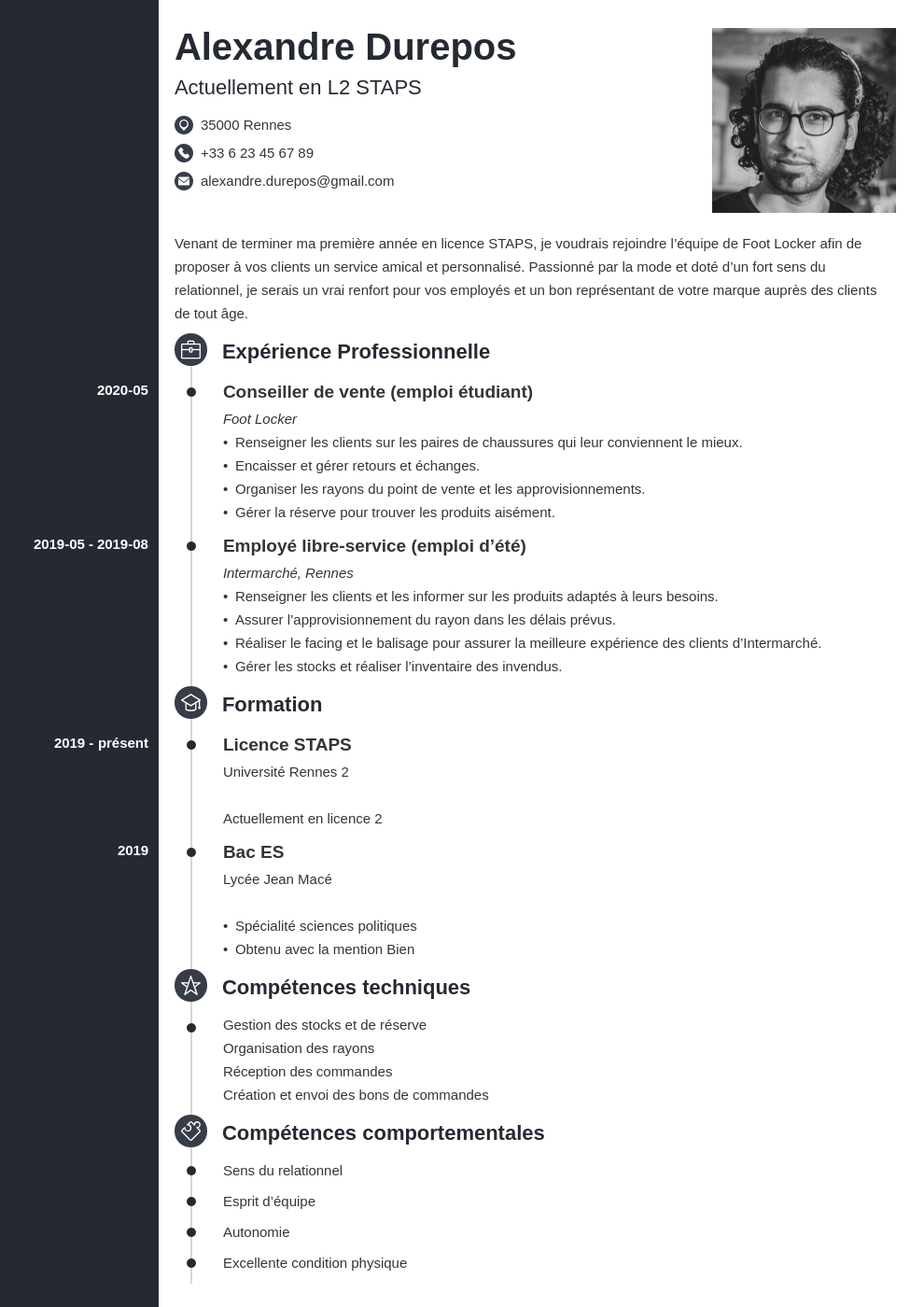 CV InDesign  les meilleurs templates gratuits (format INDD)