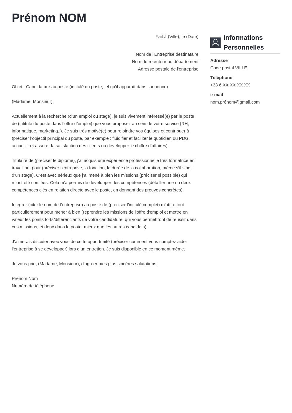 Pr sentation D une Lettre De Motivation Guide Pratique Pr sentation D une Lettre De Motivation Guide Pratique