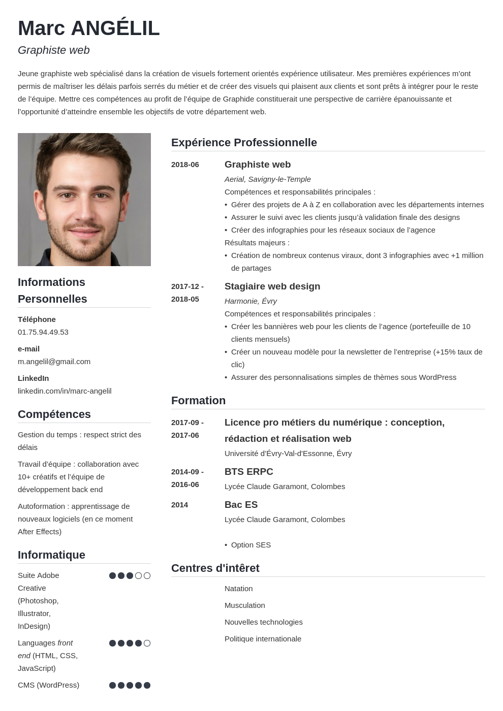 Schema De Cv