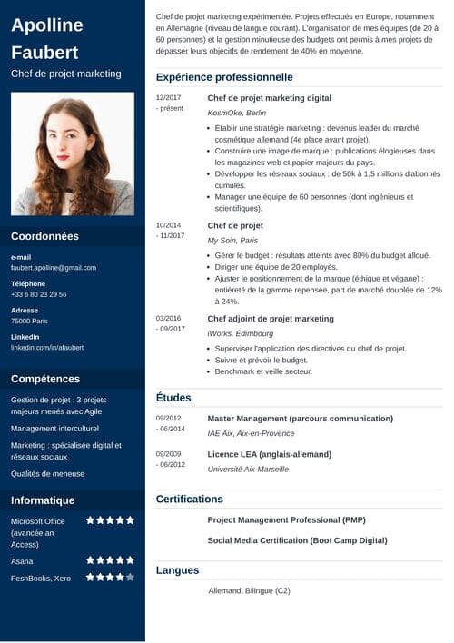 comment faire un cv