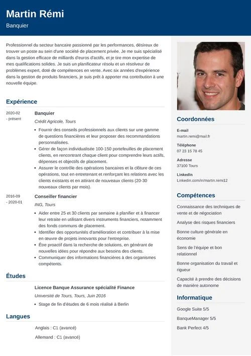 exemple de cv