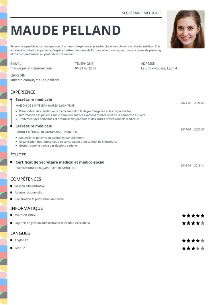 CV Classique Profile