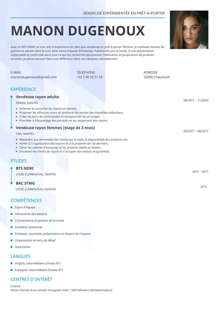 exemples cv pdf synergy