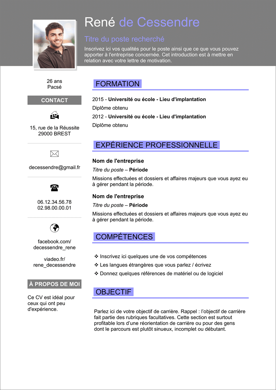 CV OpenOffice gratuit  15 modèles à télécharger (2023)