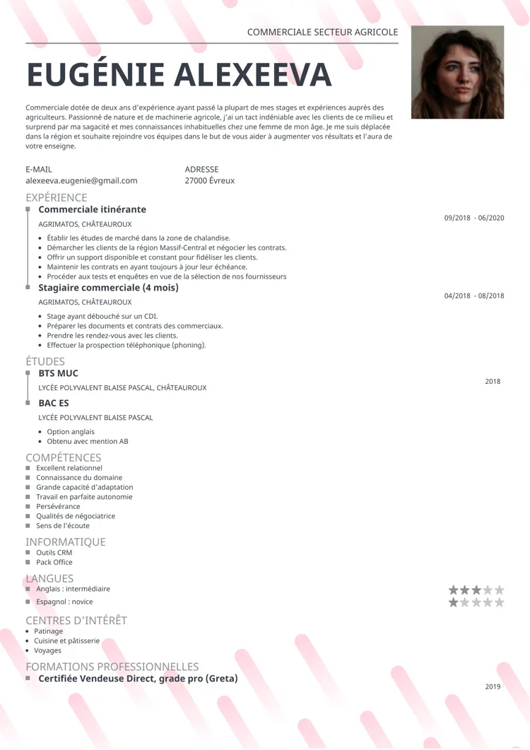 template cv dynamic