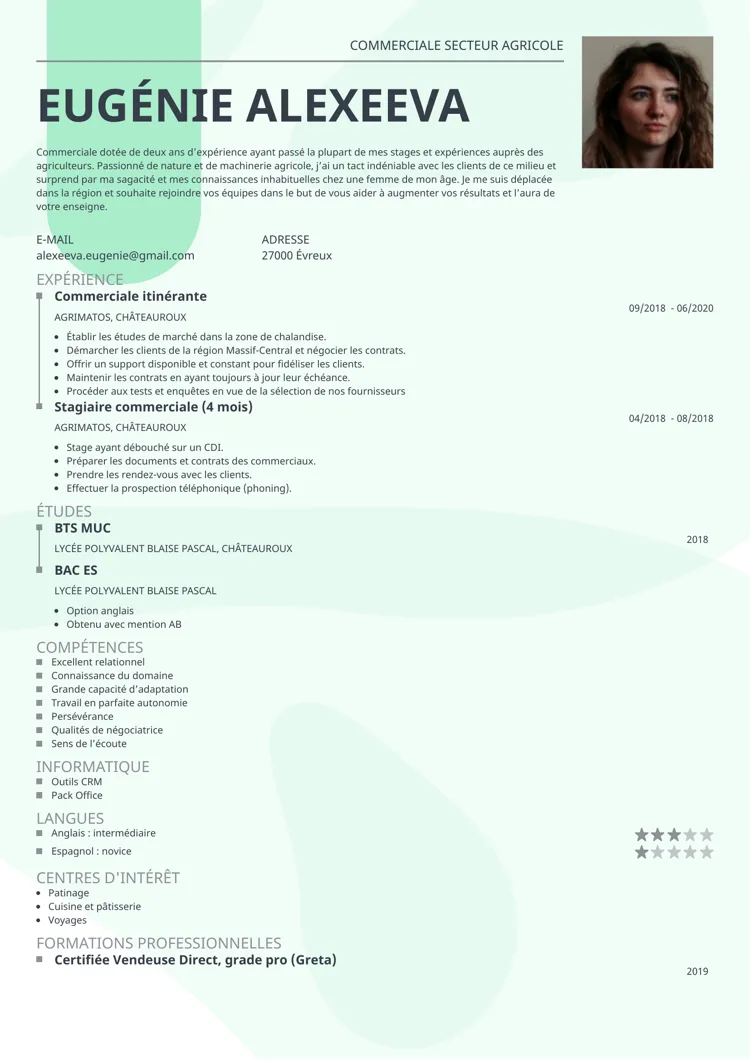 template cv lumina