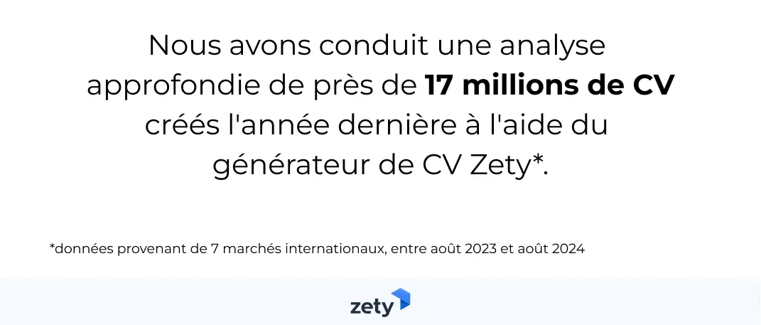 étude appronfondie de 17 millions de CV